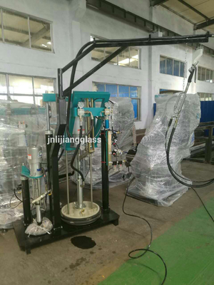 Вертикальная ручная работа машины для нанесения герметика для стеклопакетов
