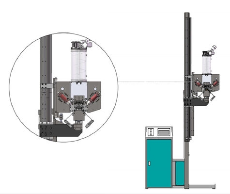 Автоматическая машина завалки молекулярной сетки для двойной стеклянной обработки