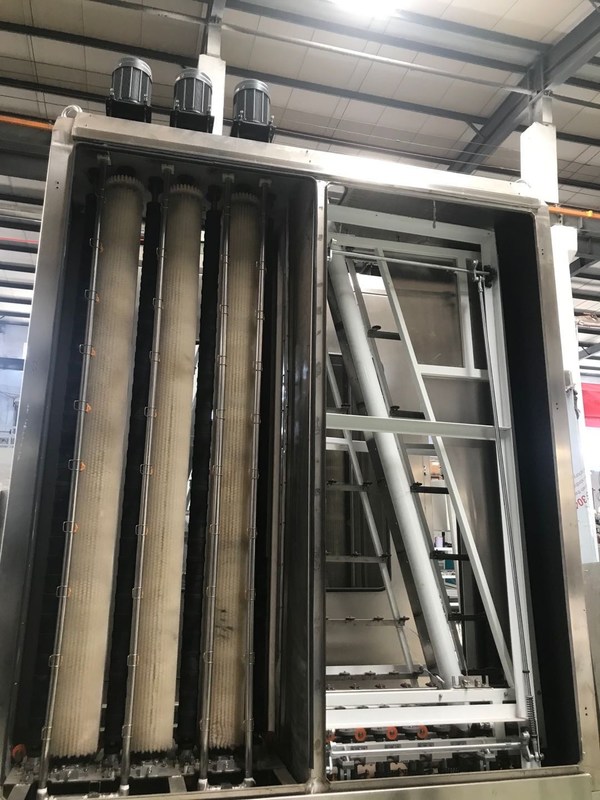 Стиральная машина автоматическое 2-10m/min крупноразмерной стеклянной вертикали низкая e стеклянная